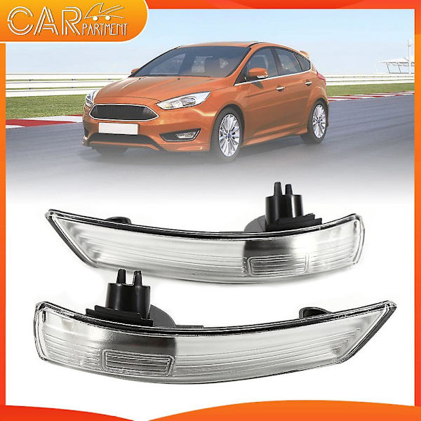2 kpl Sivupeilin Vasemman ja Oikean Puolen Vilkkuvalot Ford Focukselle 2008 2009 2010 2011 2012