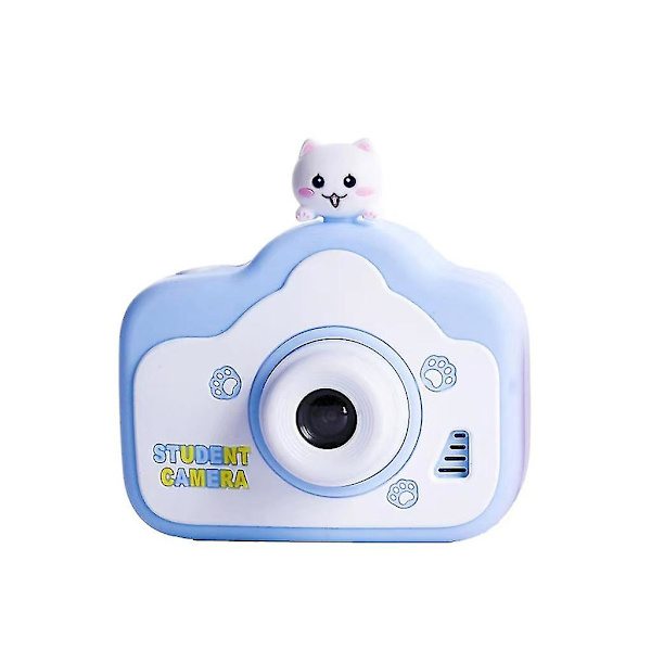 Lasten kamera 1080p Selfie Minikamera, HD Digitaalinen videokamera taaperoille Blue