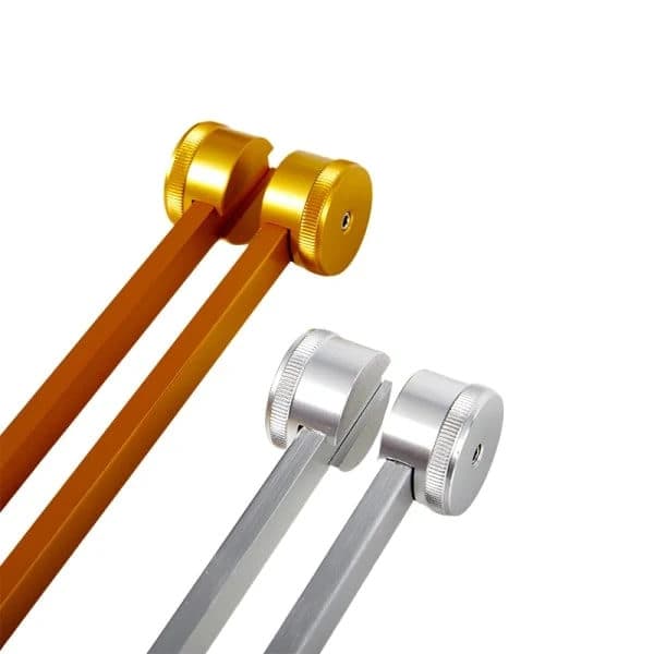 Stämgaffel 128 Hz Stämgaffelvikter Aluminium Klinisk Kvalitet Silver Stor