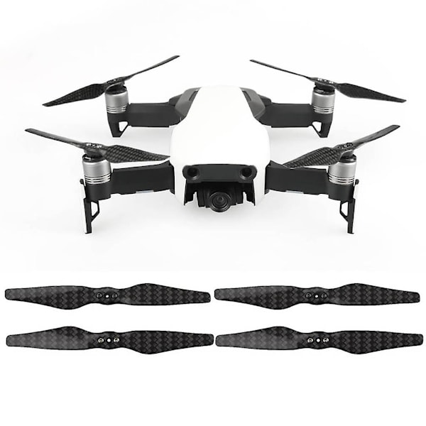 2 par karbonfiber-hurtigutløser-sammenleggbare propeller for DJI Mavic Air
