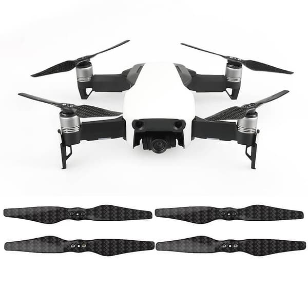 2 par snabbutlösande fällbara propeller i kolfiber för DJI Mavic Air