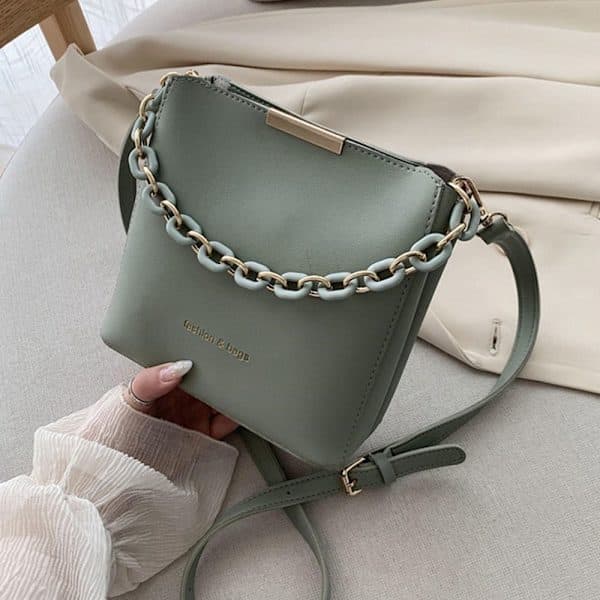 Dame håndtasker Messenger Crossbody Taske sort black