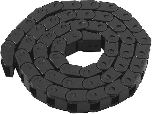 Kabelkedja 1010mm, 3d-utskrift kabelkedja, för 3d-skrivare Cnc-fräsmaskin, svart Hy