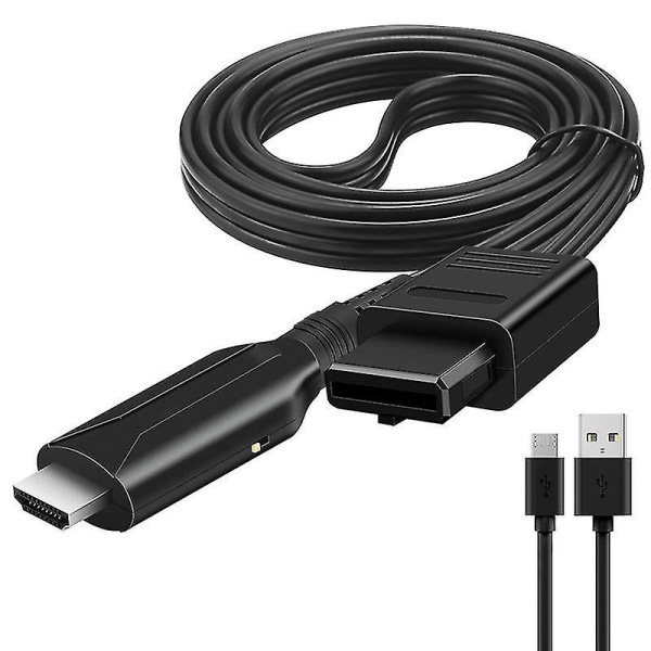 För Sony Ps1/ Ps2 till HDMI-adapter Spelkonsol Audio Video Converter Kabelsladd