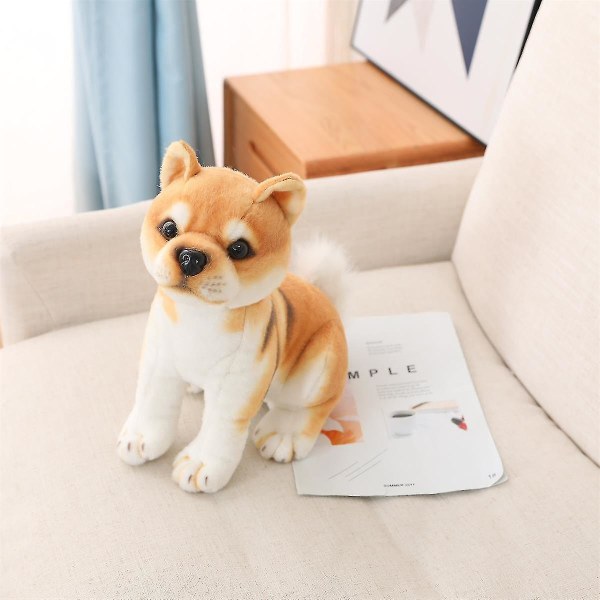 20/35cm Lovely Shiba Inu Dog Plush Toys Cute Sitting Lying Puppy Dolls Stuffed Soft Animal Toy Children Baby Birthday Gifts