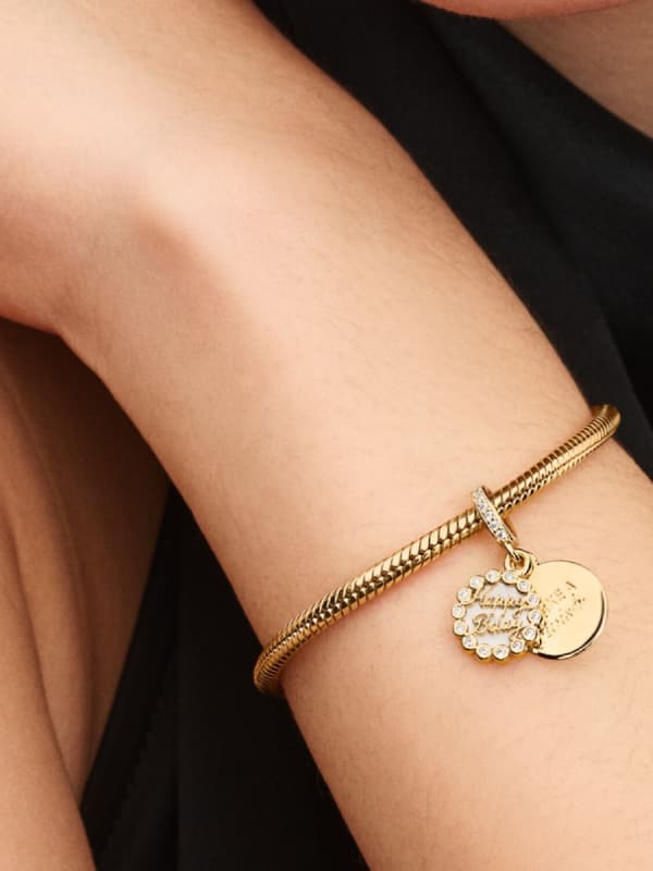 Pandora - Happy Birthday Cake Dingleanheng - 14k gullbelegg