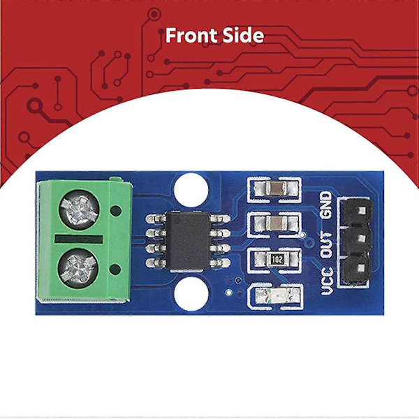 5 st ACS712 20A Ström Sensor Räckvidd Modul Ström Sensor Kompatibel med för Bascom