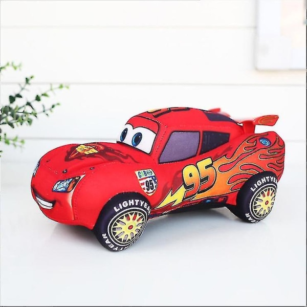 Shao Cars filmfigur, Bilar Blixten McQueen #95 plyschleksaksbilmodell, perfekt present till barn 17cm