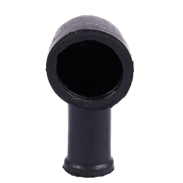 8 stk 15mm X 8mm sorte røykepipeformede PVC-batteriterminalisolerende deksler Hy