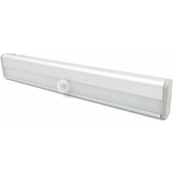 Sett med 3 10 LED-lamper, trådløs, USB-oppladbar, magnetisk, bevegelsessensor, bærbar. Skaplys