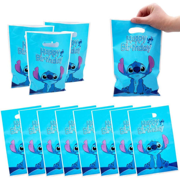 50 stk. Lilo Stitch-festtasker til fødselsdagsfest, gaveposer, Lilo Stitch-gaveposer, festartikler til børn, Lilo Stitch-temafest