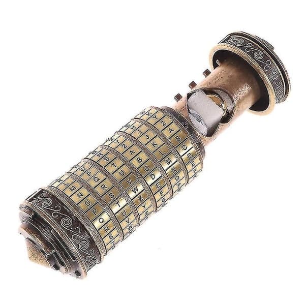 Da Vinci Code Legetøj Metal Cryptex Lås Bryllupsgaver Valentinsdagsgave