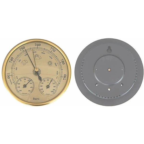Instrument Barometer Termometer Hygrometer Tre I Ett (hy)