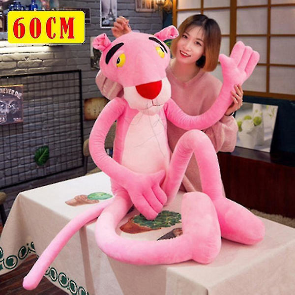Pink Panther Plys Legetøj Blødt Stoppet Dyr Dukke til Børn Pige Kvinder A Undressed 60CM