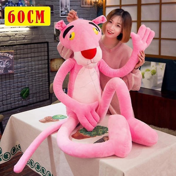 Pink Panther plysjleketøy myk kosedyrdukke for barn, barn, jenter, kvinner A Undressed 60CM