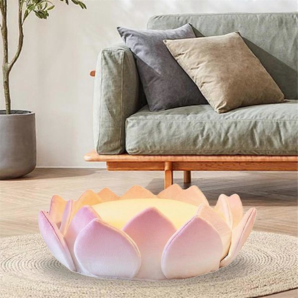 Lotus Pude Held og Lykke Lotus Plys Futon Kontor Held og Lykke Pude Gave 60cm