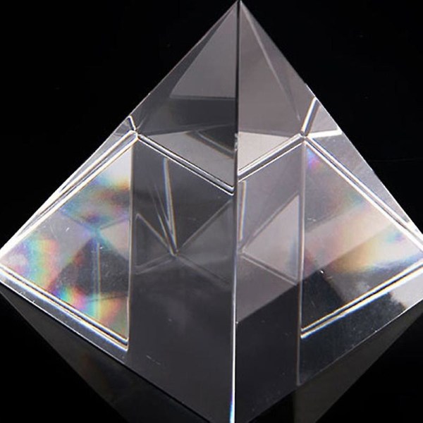 Prisma Optinen Lasi Pyramid 40mm Korkea Suorakulmainen Polyhedron Sopii Opetuskokeisiin