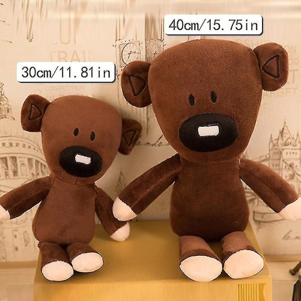 Mr. Bean Plyschdocka Fylld Cartoon Ragdocka Teddybjörn Lugnande Docka Sängbordsprydnad Mr. Bean 40cm