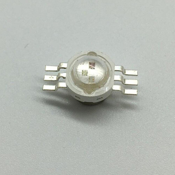 10 stk. 3x3w høj effekt Rgb rød grøn blå Led lys lampe energibesparende lampe perler pærer 6pin 45mil 3