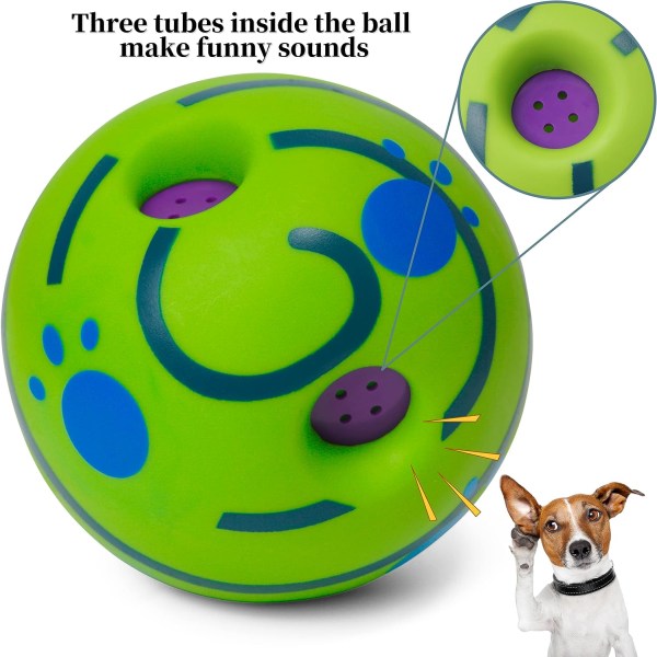 Interaktiv boll för hundleksak Håll din hund glad hela dagen, hundbollleksaker för stora, medelstora och små sällskapsdjur Katthundar lindra ångest och tristess