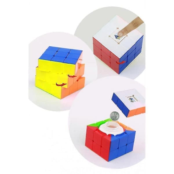 Professionel 3x3x3 Skattekiste Magisk Cube Speed Puzzle 3x3 Overraskelse Cube Pædagogisk Legetøj