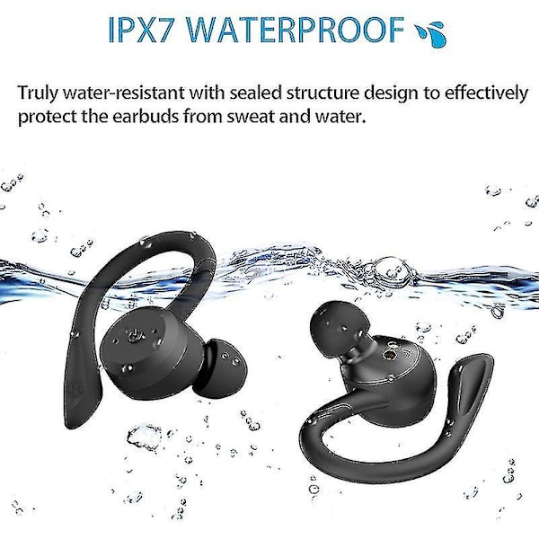 20 tunnin toistoaika Uinti vedenpitävä Bluetooth-kuulokkeet Dual Wear Urheilun langattomat kuulokkeet Tws Ipx7 Kuulokkeet Stereo green