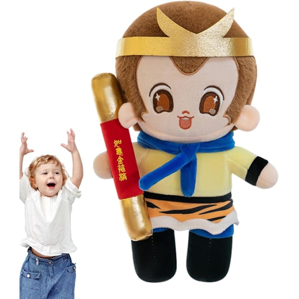 Pehmolelu Black Myth -pehmolelu, anime-pehmolelu, pehmeä pehmolelu lahjaksi pelaajille ja keräilijöille 45cm