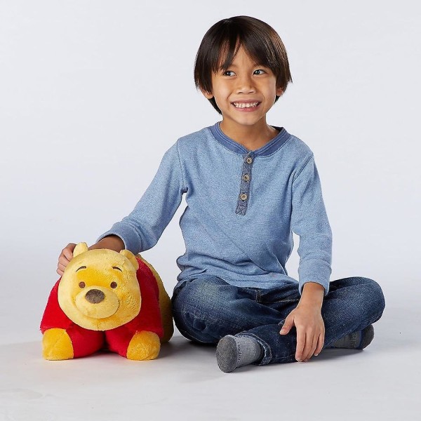 Pillow Pets Winnie The Pooh, Plyschdjur 45*50cm, Flanellfilt 150*100cm