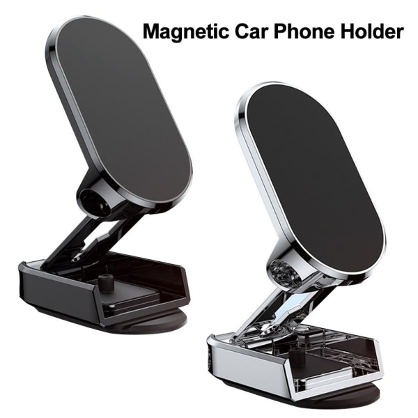 Magnetisk Biltelefonholder Bilfeste silver