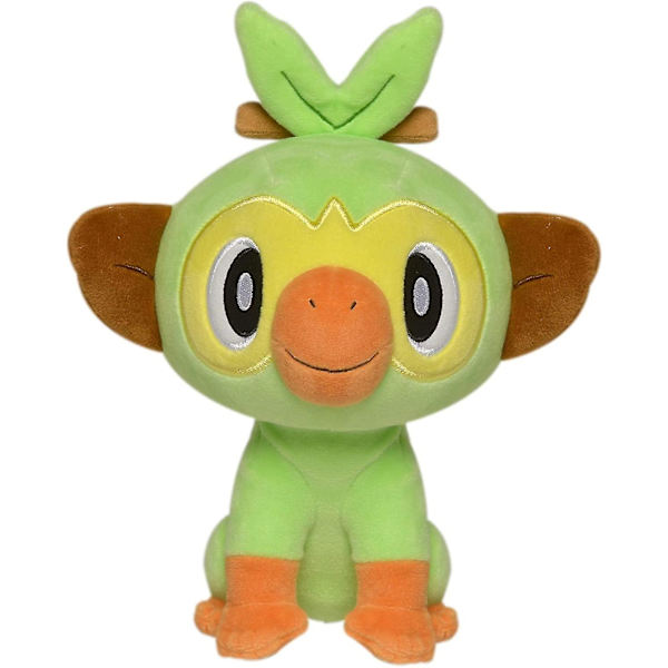 Timubike Wabjtampokmon 8\" pehmolelu (miekka ja kilpi) - Grookey