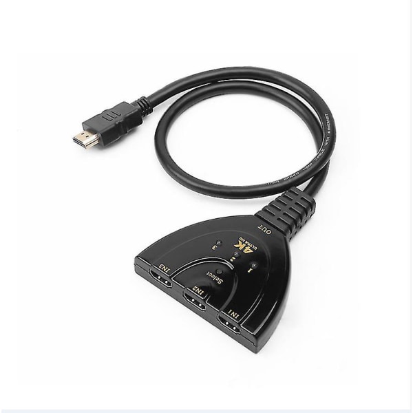 Hdmi-switch 3-portars Hdmi-splitterkabel | Hdmi-kabelomkopplare