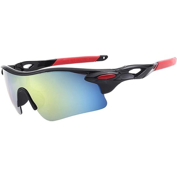 Klassiske sandtætte sportssolbriller personlighed farverige insekt-sikre cykel solbriller udendørs ride briller