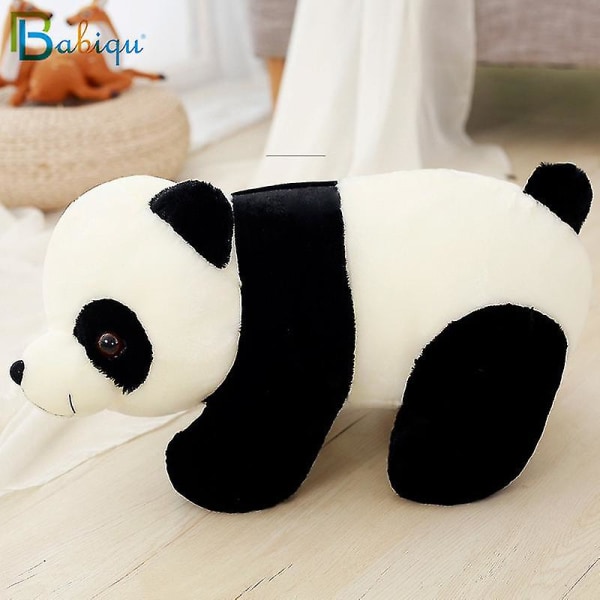 20-70cm söt bebis stor jätte panda björn plysch fylld djurdocka djur leksak kudde tecknad kawaii dockor flickor älskare presenter 20cm