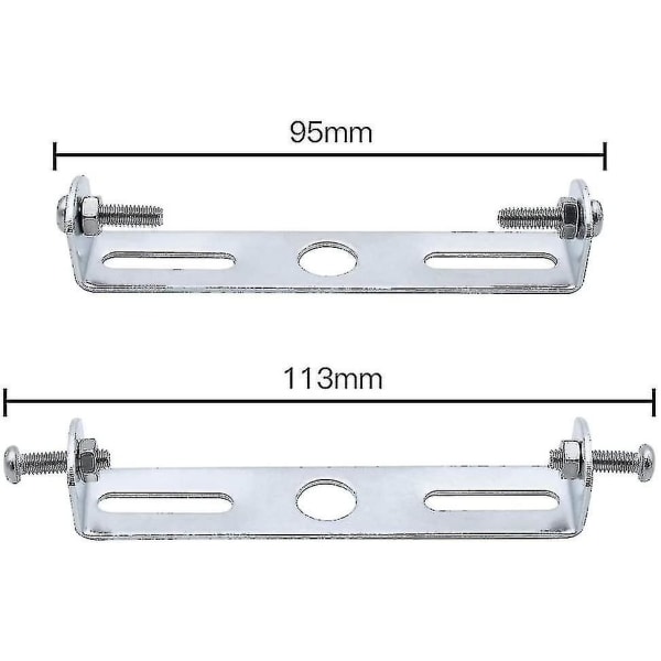 4 stk. Taklampefeste Brakett 90mm Pendellampe Tilbehør Taklysestake Taklampe Bunnplate Taklampe Plater Plate H