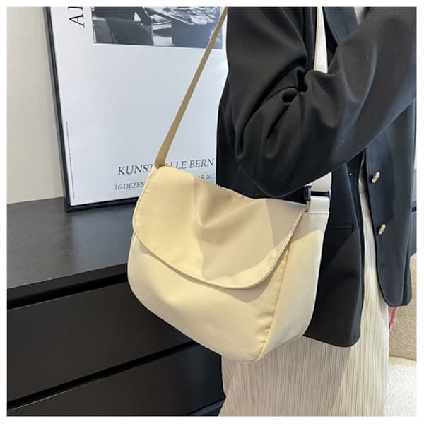 Skulderveske Messenger bag BEIGE beige beige