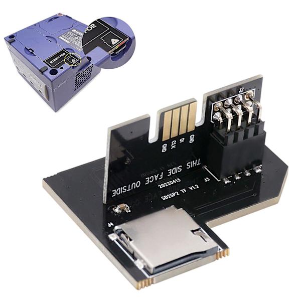 Ngc Sd2sp2 Pro Gamecube -konsolin sovitin Sds Load Tf Sds Micro Cardbarnz Uusi