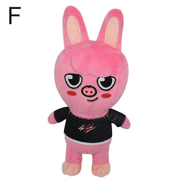 Skzoo - Stray Kids 20cm docka, plyschleksak, Chan Leebit Dwaekki Jiniret Han Quokka, för fans, söt present F One-Size