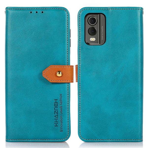 KHAZNEH för Nokia C32 phone case med stativ Plånboksknapp Magnetisk cover
