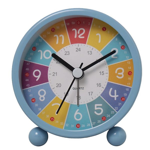 Learning Clock For Kids - Väggklockor för barn för sovrum blue