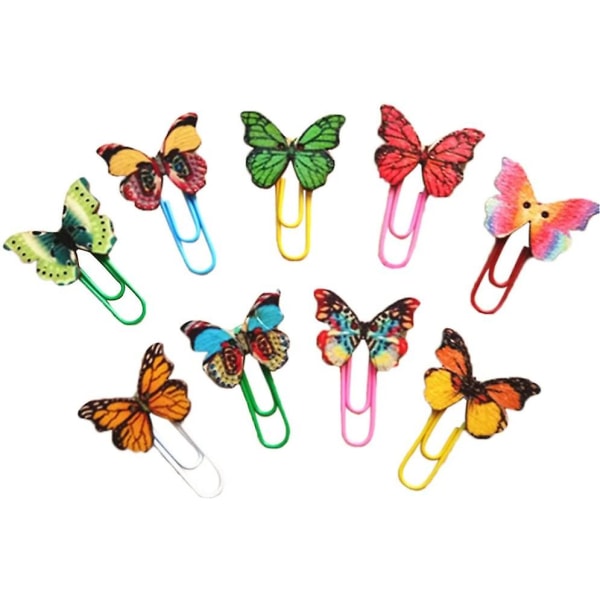 50 Pack Fashion Butterfly Paperiliittimiä Luova, ihana sarjakuvakansio