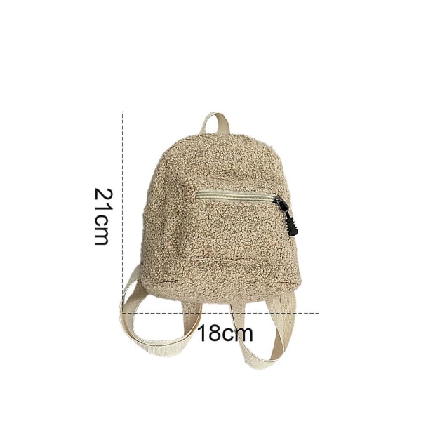 Wool Backpack Autumn And Winter Simple Girls Small Backpack