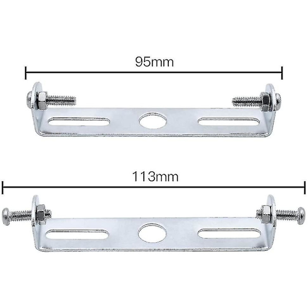 4 stk. taklampefestebrakett 90mm pendellampetilbehør taklysekroneloftlampe taklampebunnplate taklampeplater plate H