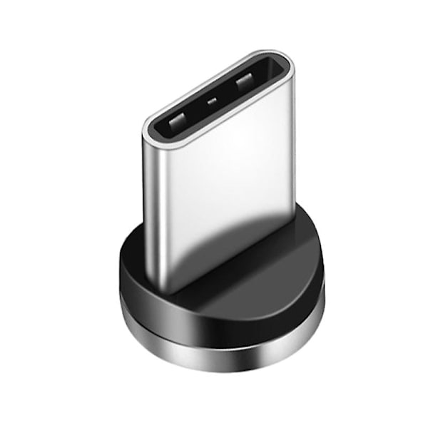 10 stk/sett Rund magnetisk kabelplugg Type-c plugger Hurtiglading Telefonmagnet Laderplugg