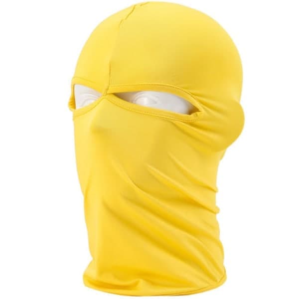 Vinter Helansigts Varm Maske Udendørs Cykling Vindtæt Gul yellow