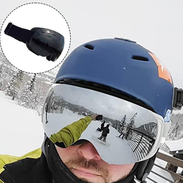 Kvinners og menns skibriller Pro black frame grey