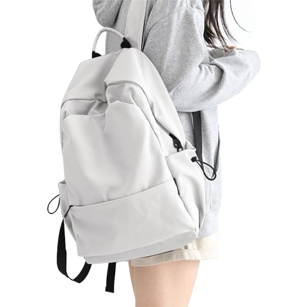 Afslappet rejseskoletasker 14 tommer bærbar rygsæk til teenagepiger Letvægts rygsæk Vandtæt rygsæk College drenge Mænd Arbejdsdagsæk
