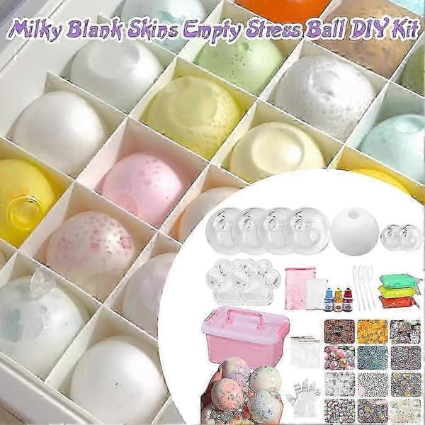 Tom Stressbold DIY Kit, Tom Trykbold Skal DIY Kit Stressbold DIY Kit