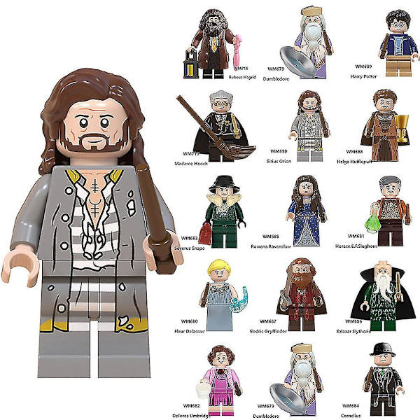 14 st/set Harry Potter Ron Weasley Dobby Block Leksaker Barn Pojke Present
