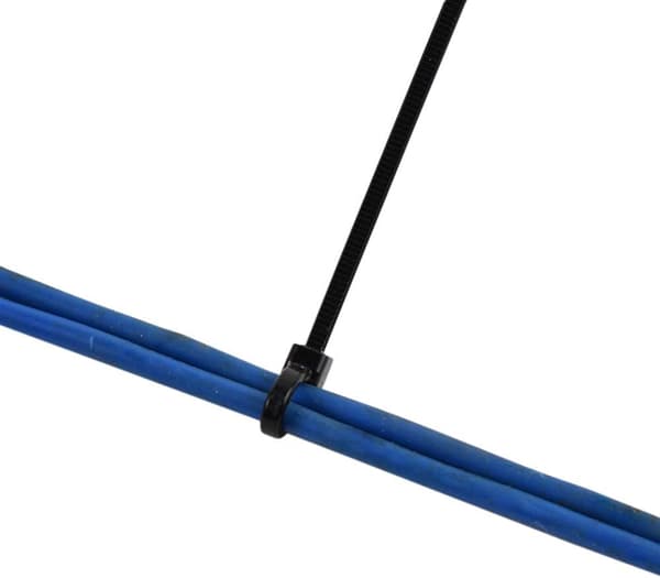 Buntebånd 2,5 mm x 200 mm (100), Svart