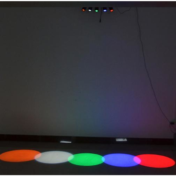 Led-scene-lys, 5w diskokugle-spotlight, Rgb Led-pinspot-effektlys til fest-spot, scene-hvid